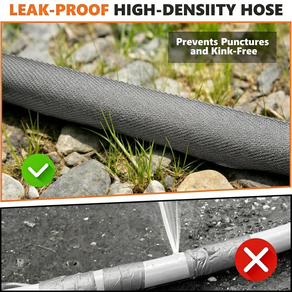 BazeSync 15FT garden hose lightweight design, close-up