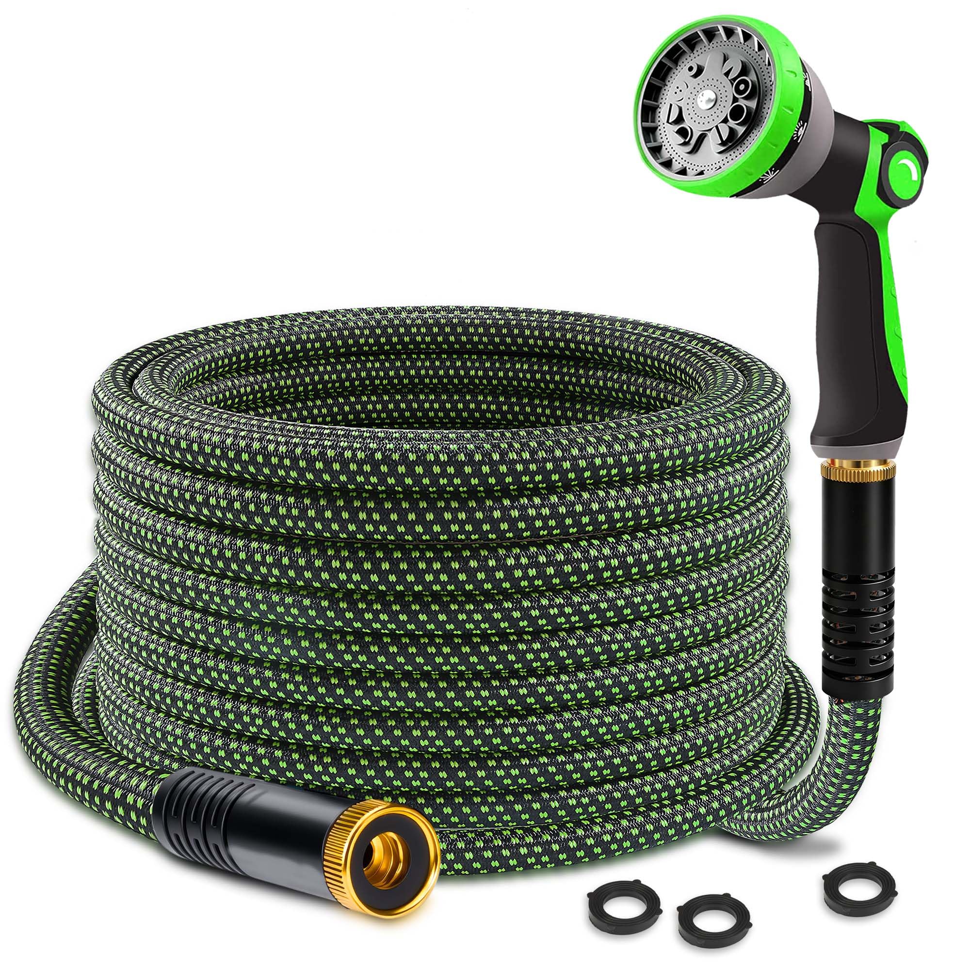BazeSync 25FT Garden Hose green model front view