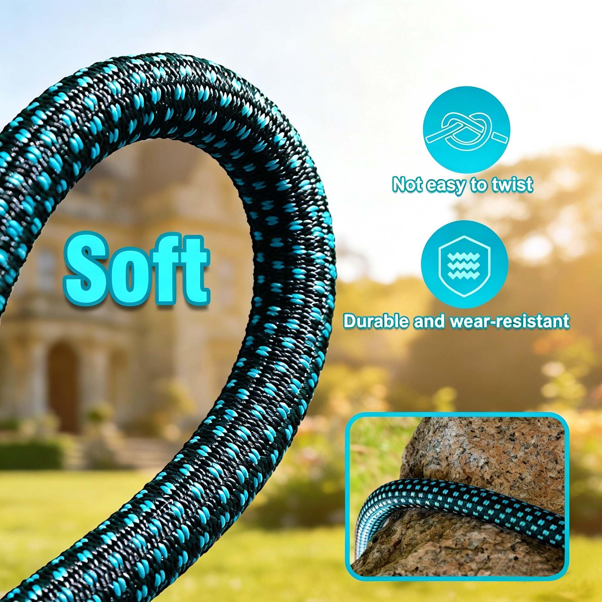 BazeSync Garden Hose being used to water plants
