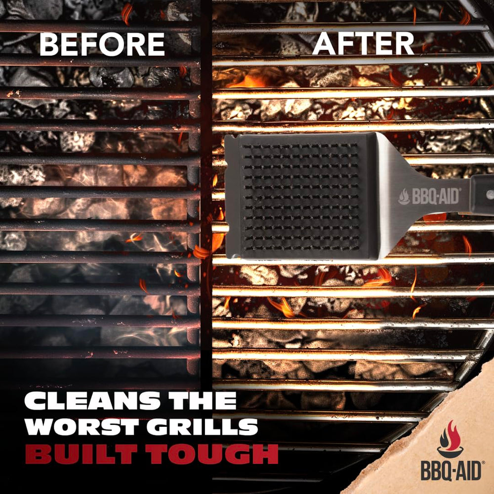 BBQ-Aid Grill Brush packaging display