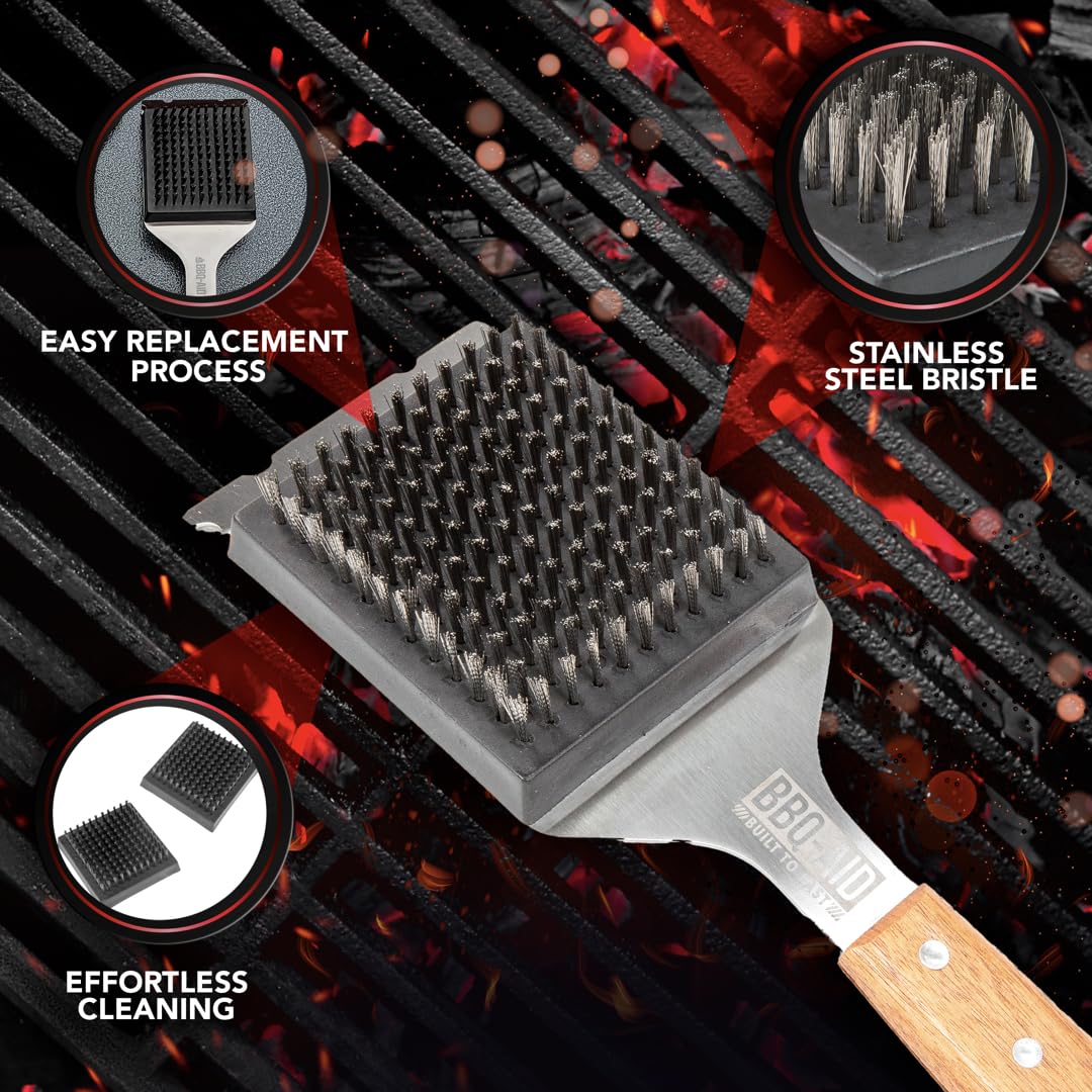 BBQ-Aid replacement head with manual screwdriver