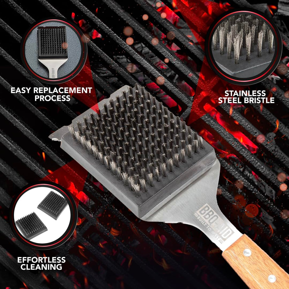 BBQ-Aid replacement head with manual screwdriver