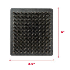 BBQ-Aid replacement heads installed on grill brush