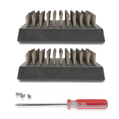 BBQ-Aid Wire Grill Brush Replacement Heads front view
