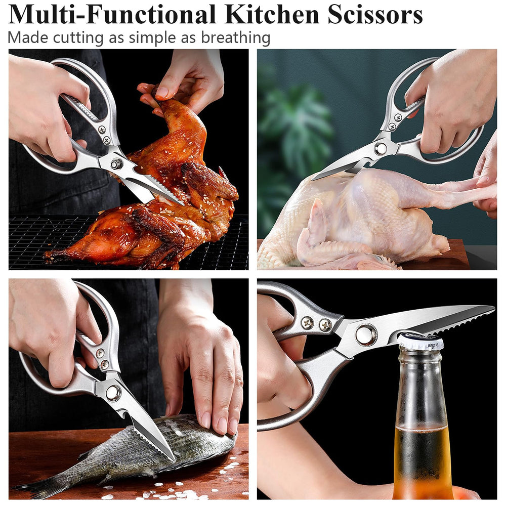 BBQ fork and long handle tongs from RINPIR grilling tools