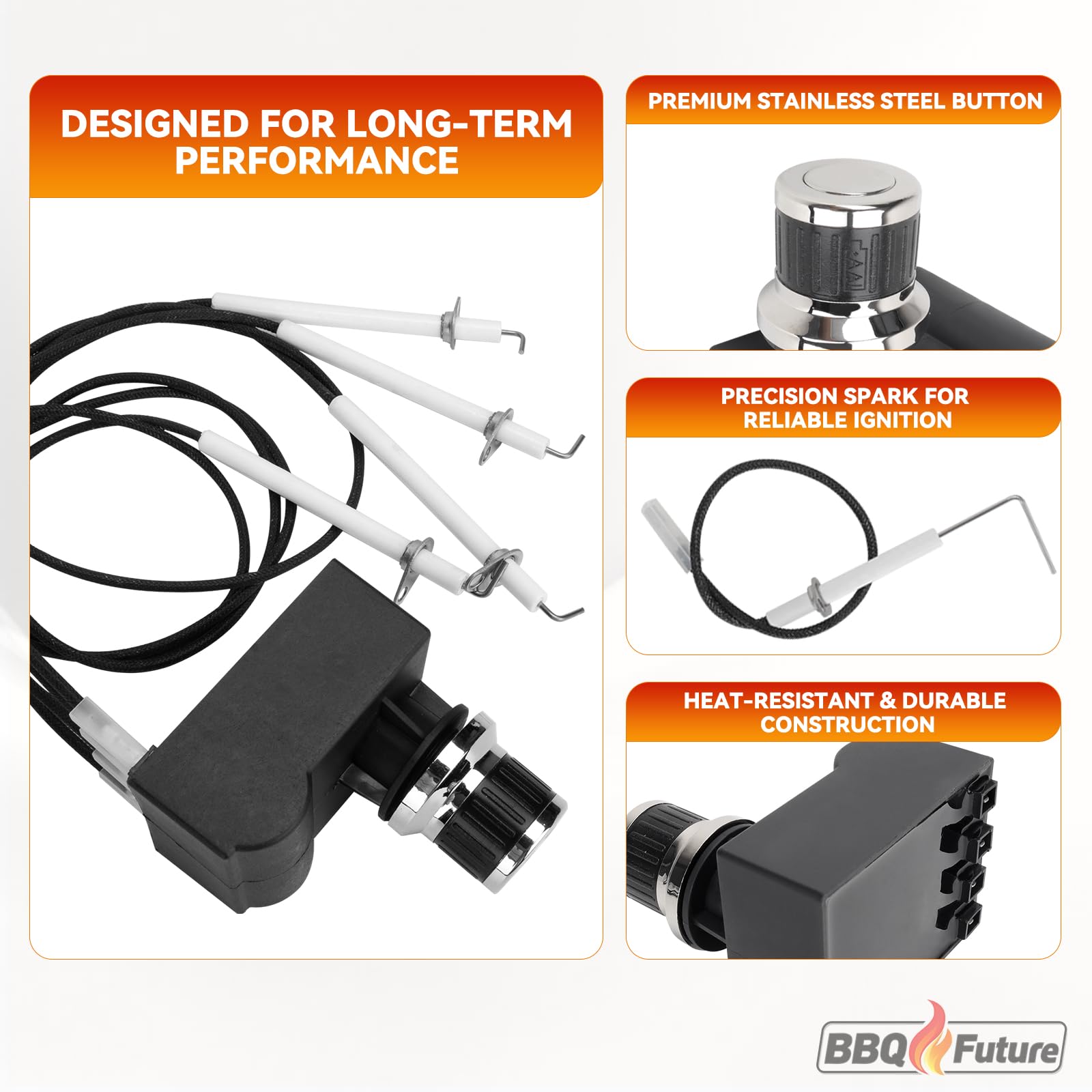 BBQ Future igniter kit against a black background