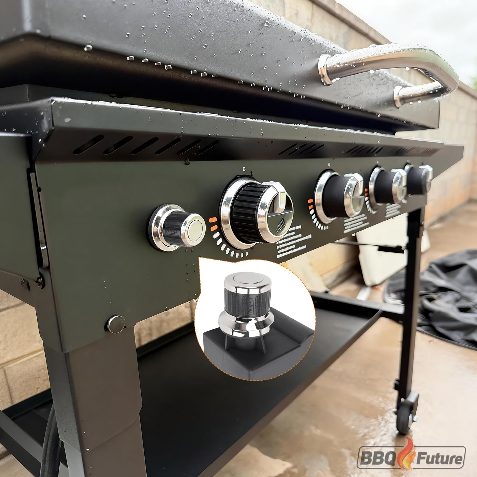 BBQ Future igniter kit showing battery compartment