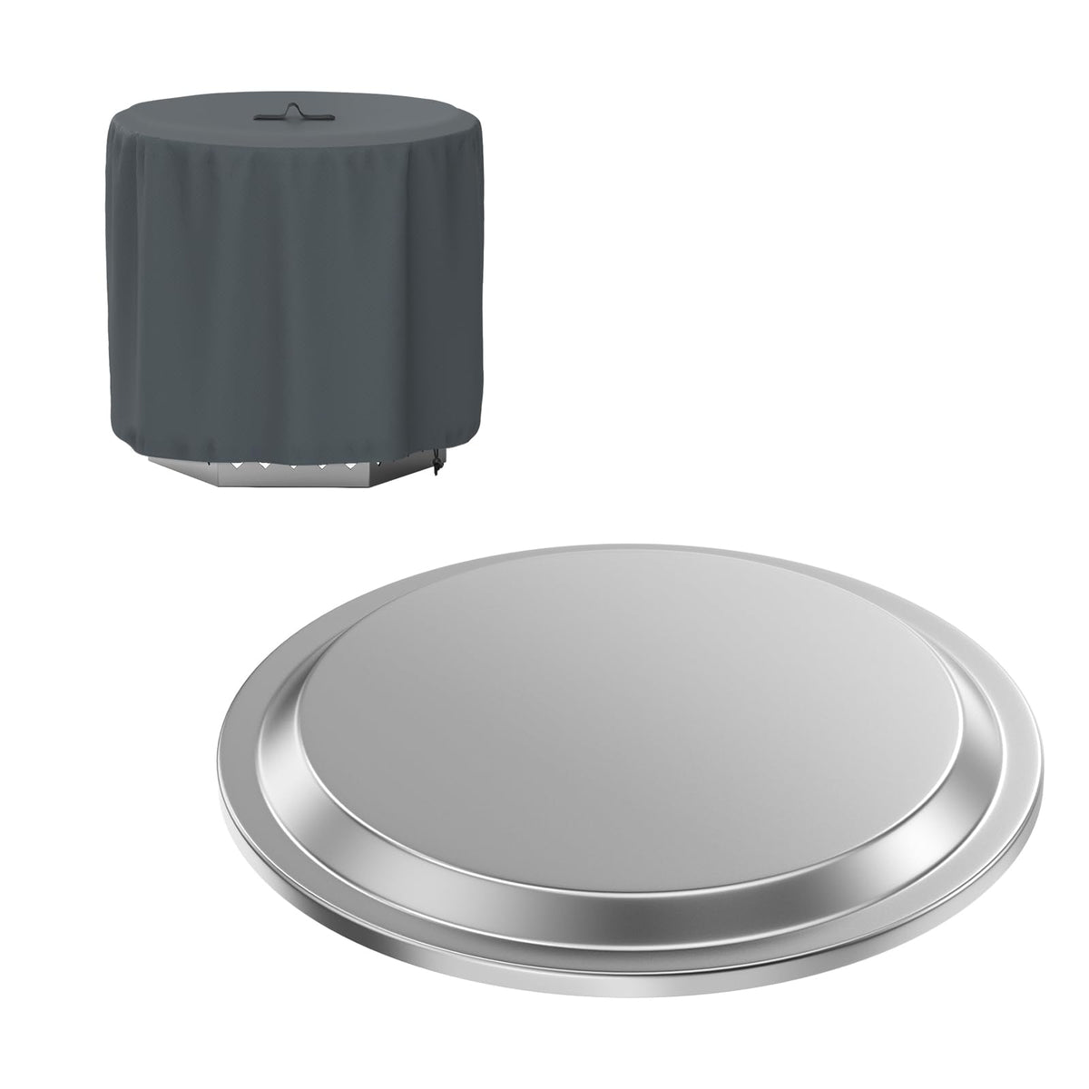 BBQ-PLUS Fire Pit Lid and Cover for Solo Stove Bonfire 19.7"