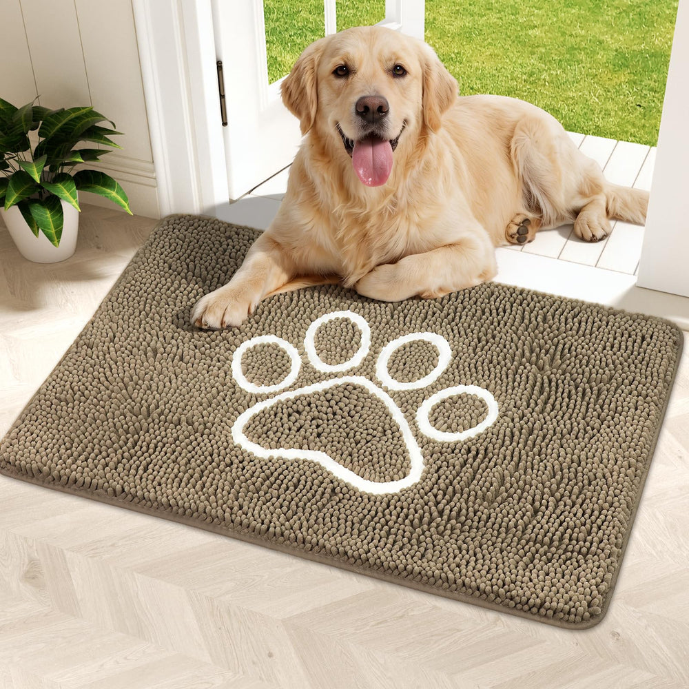 Bcoimo Super Absorbent Dog Door Mat 36"x24" front view