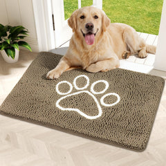Bcoimo Super Absorbent Dog Door Mat 36"x24" front view