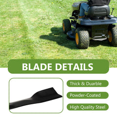 BCQNXX Lawn Mower High Lift Blade close-up of cutting edge