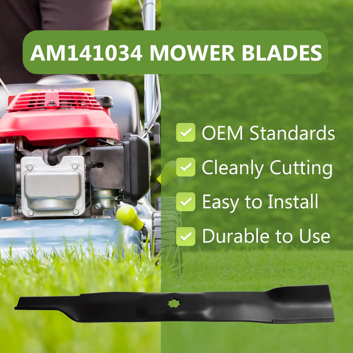 BCQNXX Lawn Mower High Lift Blade packaging