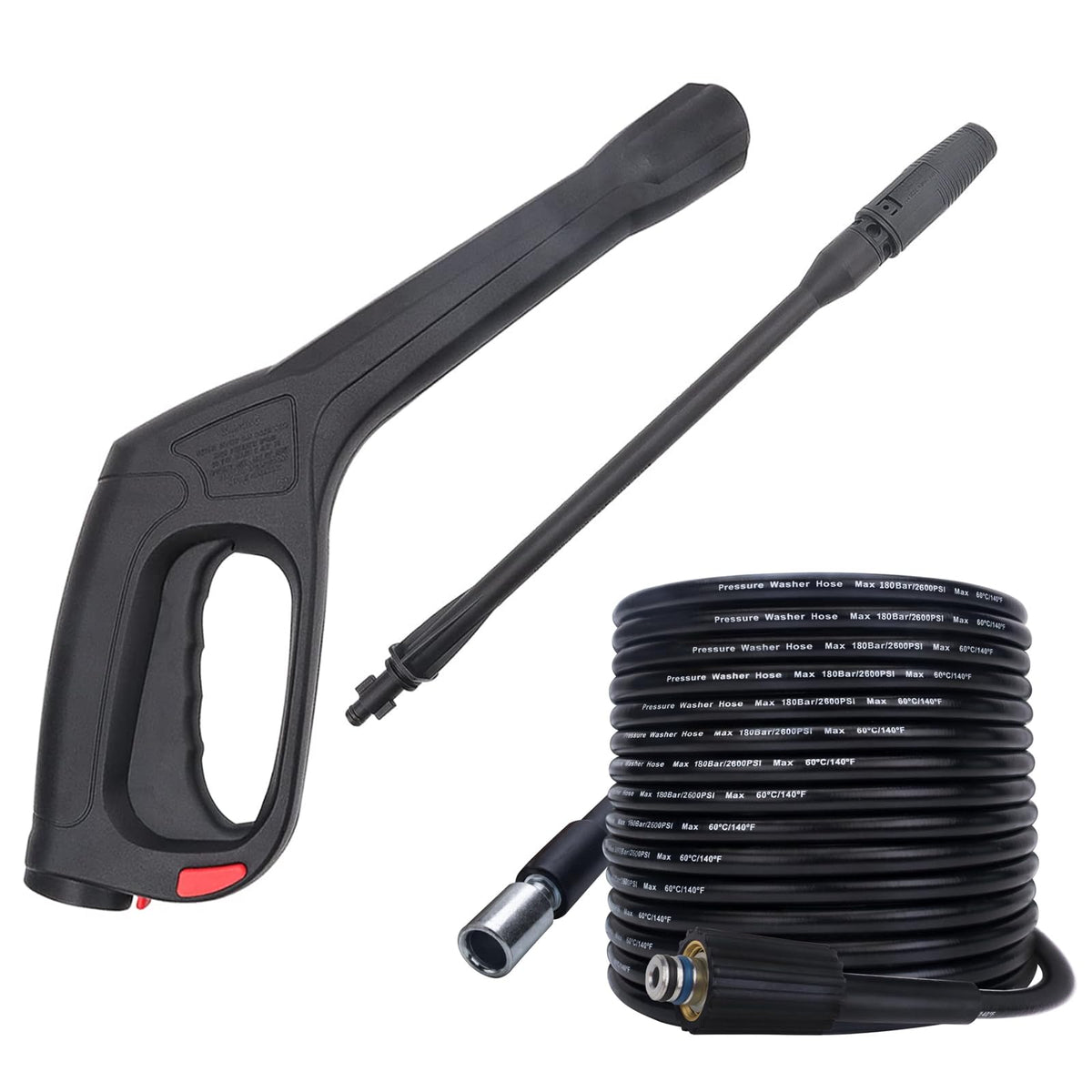 BEAR FORCE High Pressure Washer Gun Kit with hose and wand