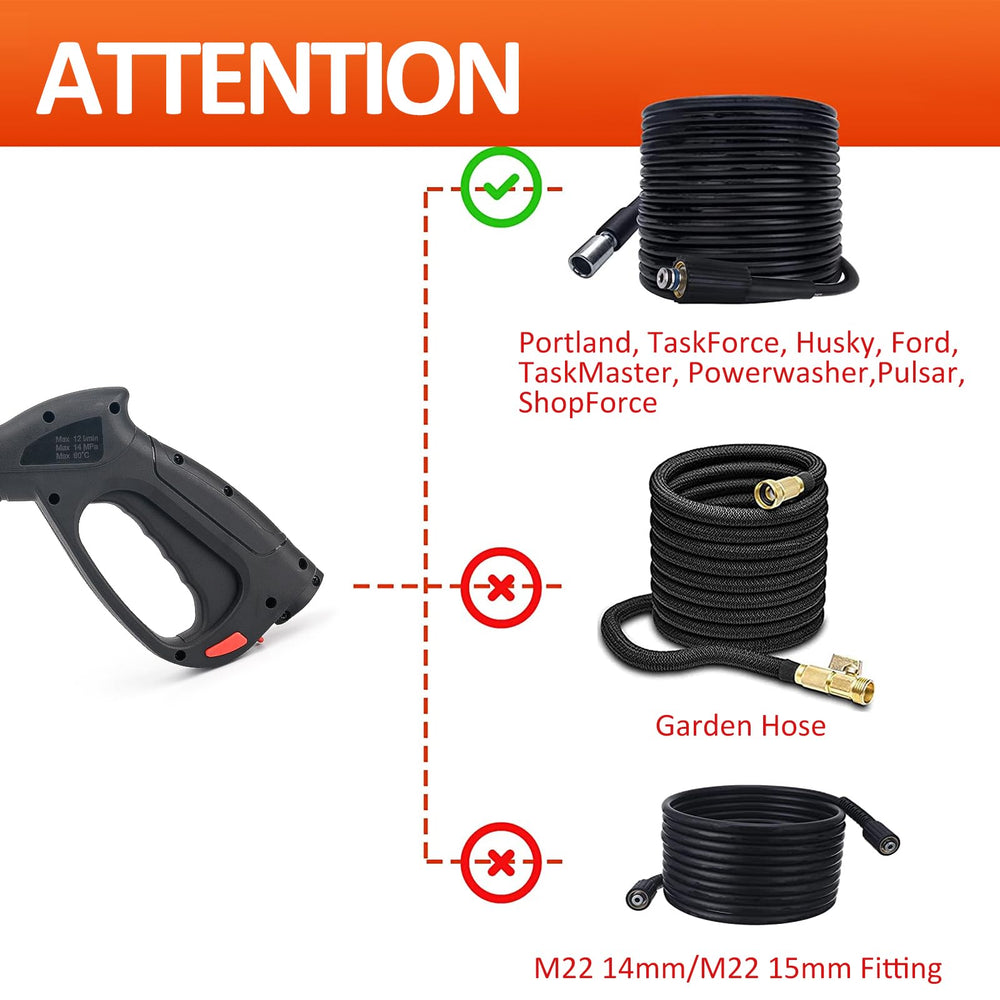 BEAR FORCE Spray Gun with Jet Lance side view