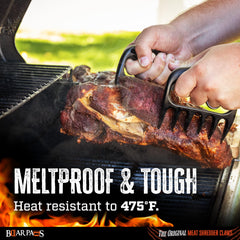 Bear Paws Meat Claws being used to shred pulled pork