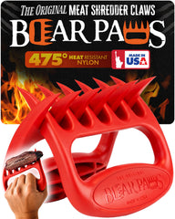 Bear Paws Meat Claws in red, front view