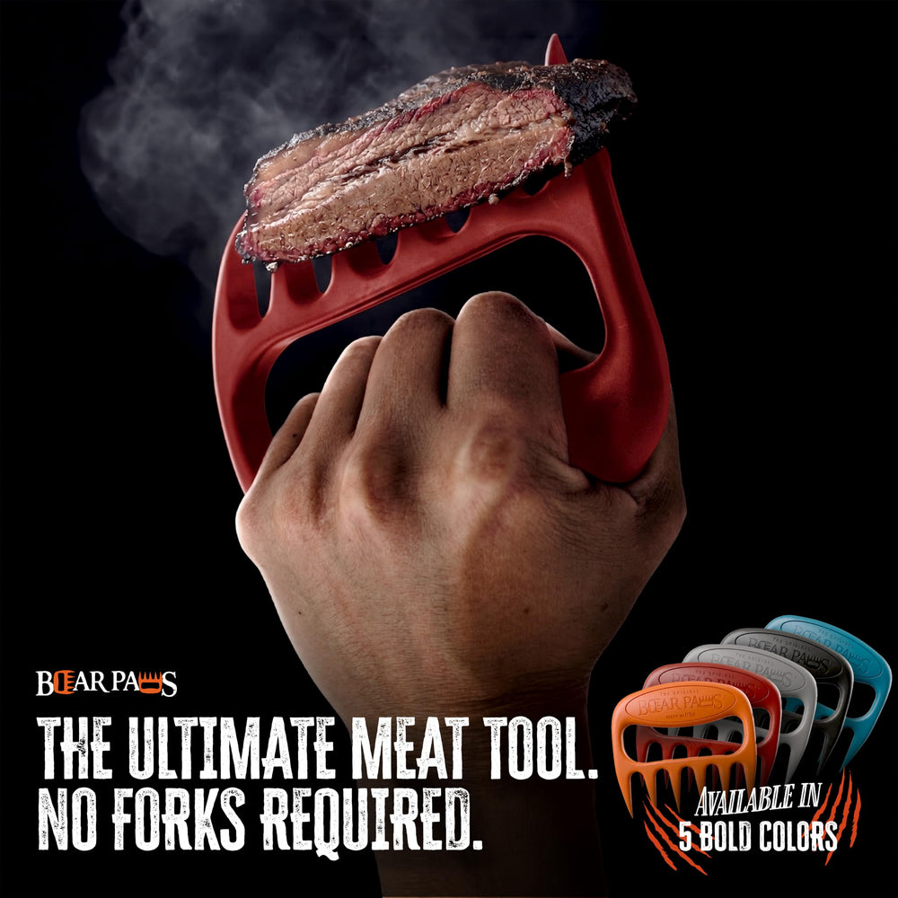 Bear Paws Meat Claws on a barbecue grill