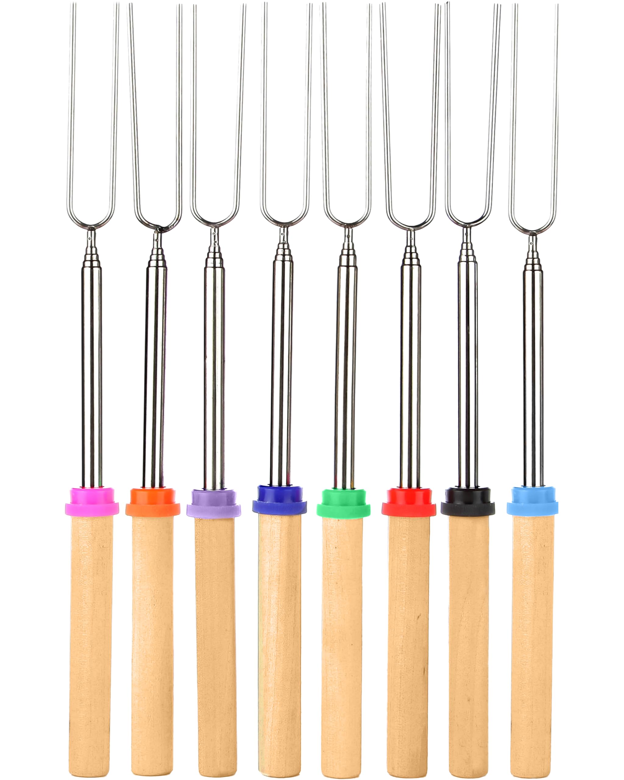 BEARCLAW Smores Sticks 32-inch stainless steel forks pack