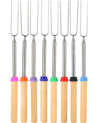 BEARCLAW Smores Sticks 32-inch stainless steel forks pack