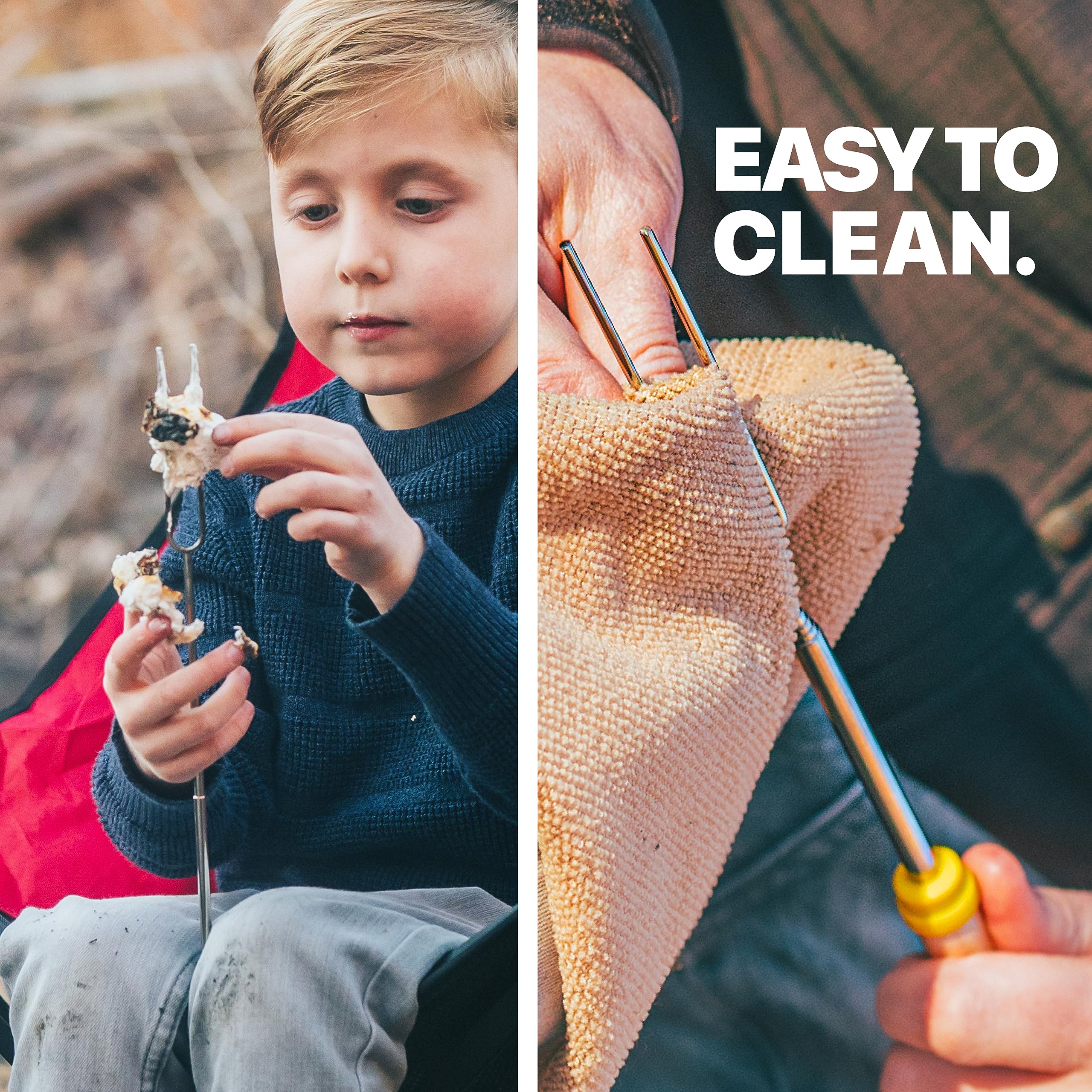 BEARCLAW Smores Sticks pack showing multi-coloured handle tips