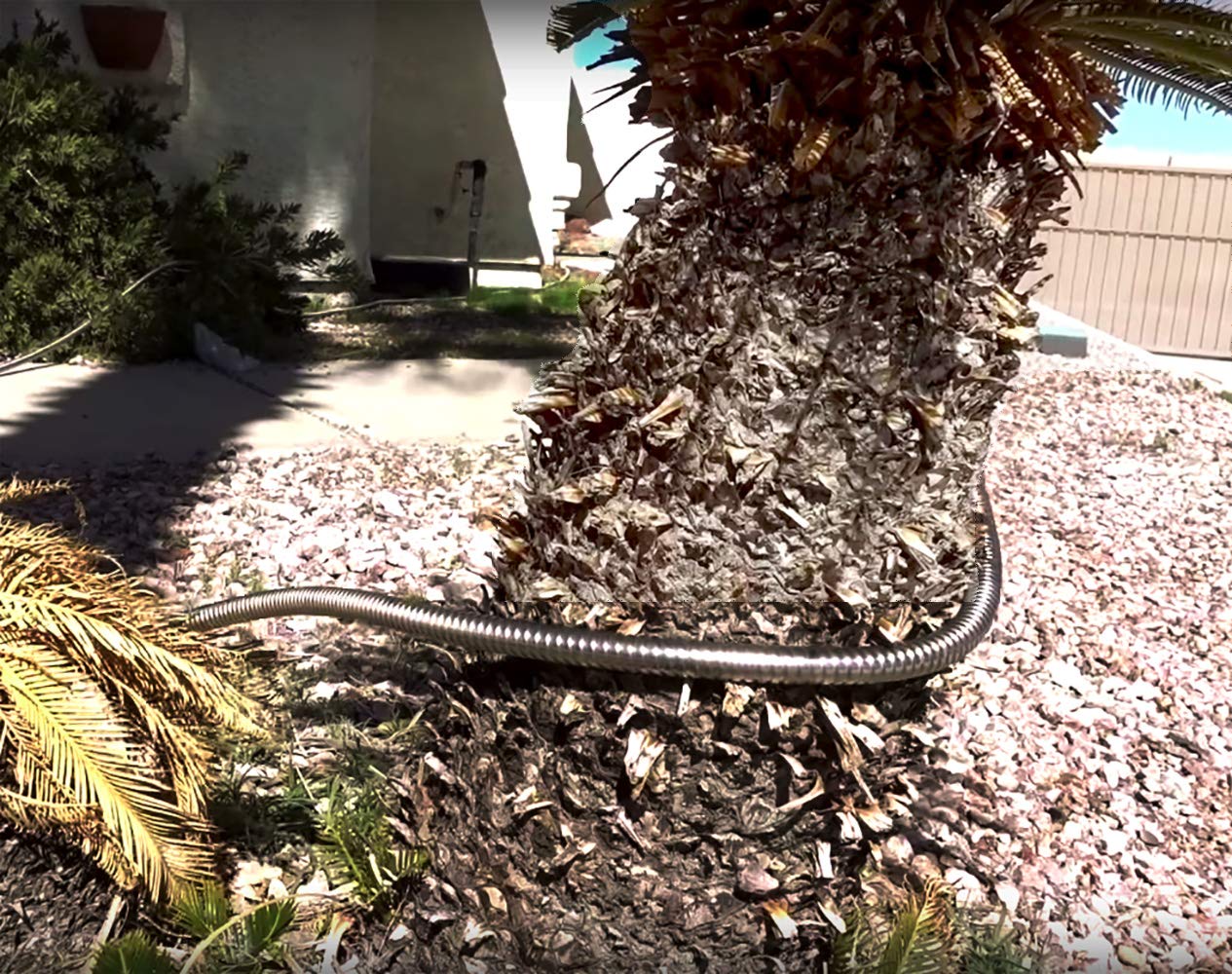 Beaulife 10ft garden hose with water flowing through