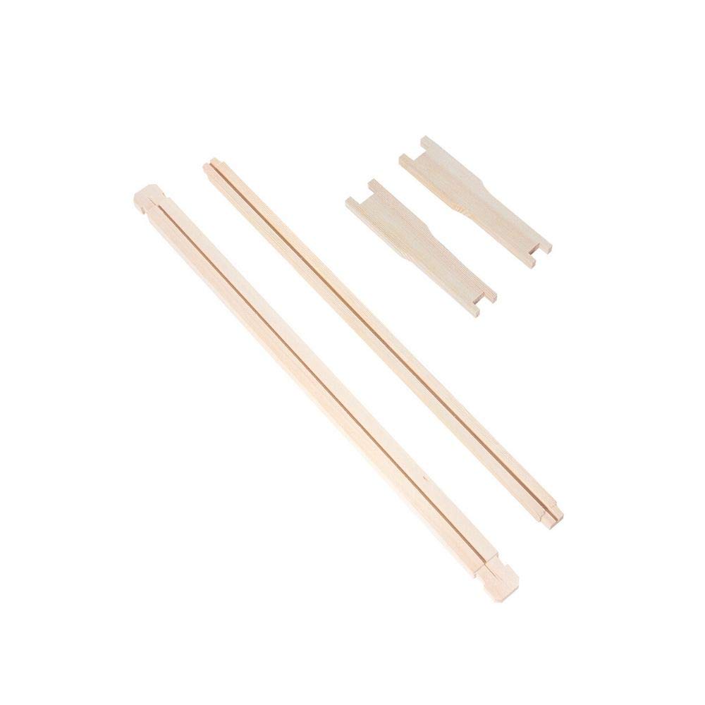BeeCastle 10-Pack Beehive Frames in yellow colour for easy inspection