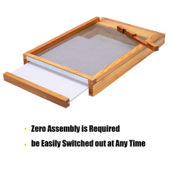 BeeCastle Beehive Screened Bottom Board with beeswax coating