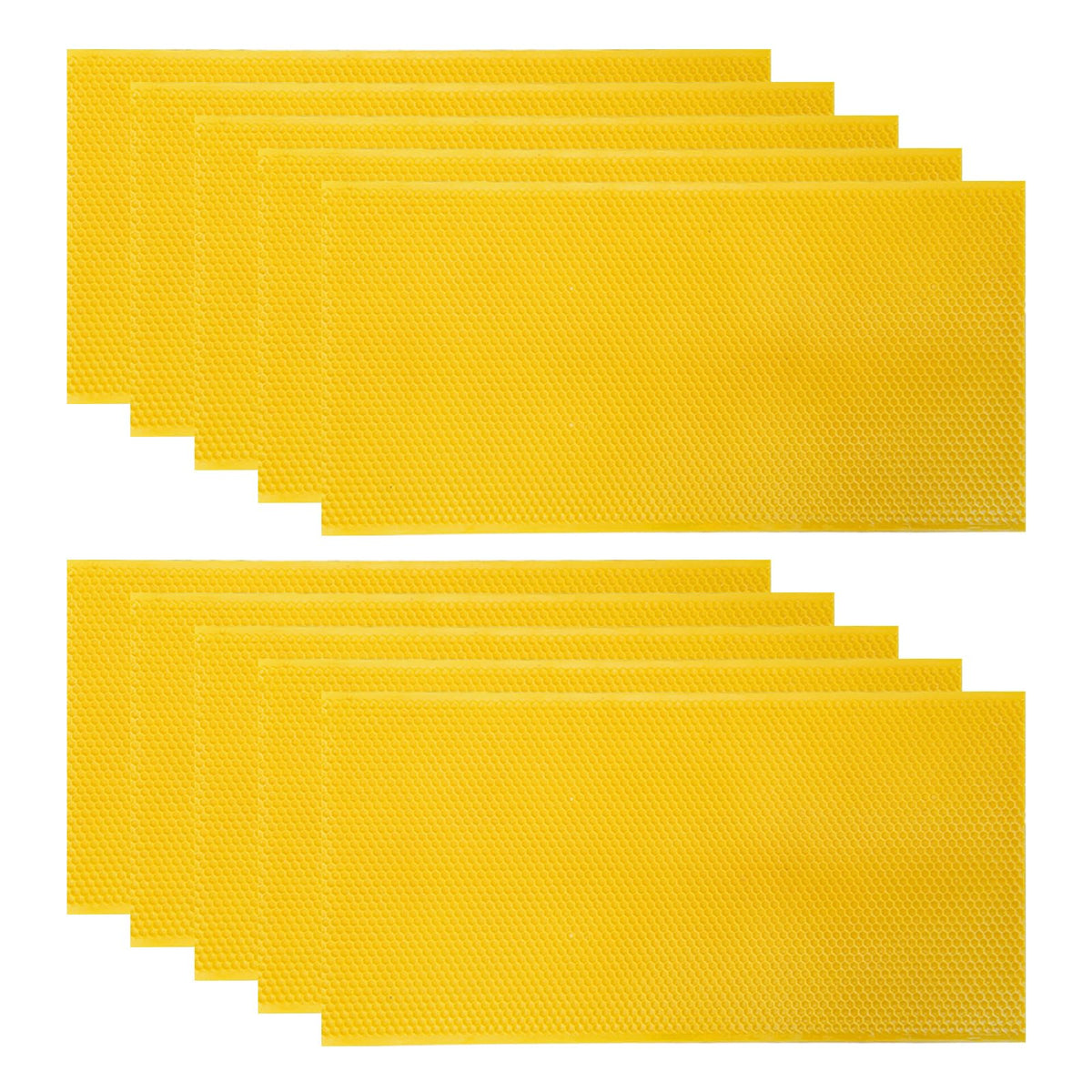 BEEINN beehive wax coated foundation sheet front view