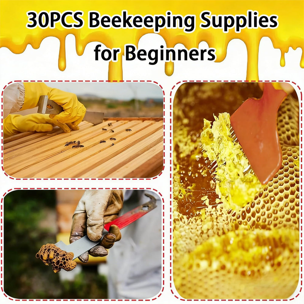 Beekeeping tools organized in FodManTakin storage bag