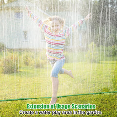 Beeplove 50ft Sprinkler Soaker Hose showing end cap and gasket