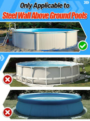 Beeplove Pool Cover Clips, showing PVC adhesive wrapping