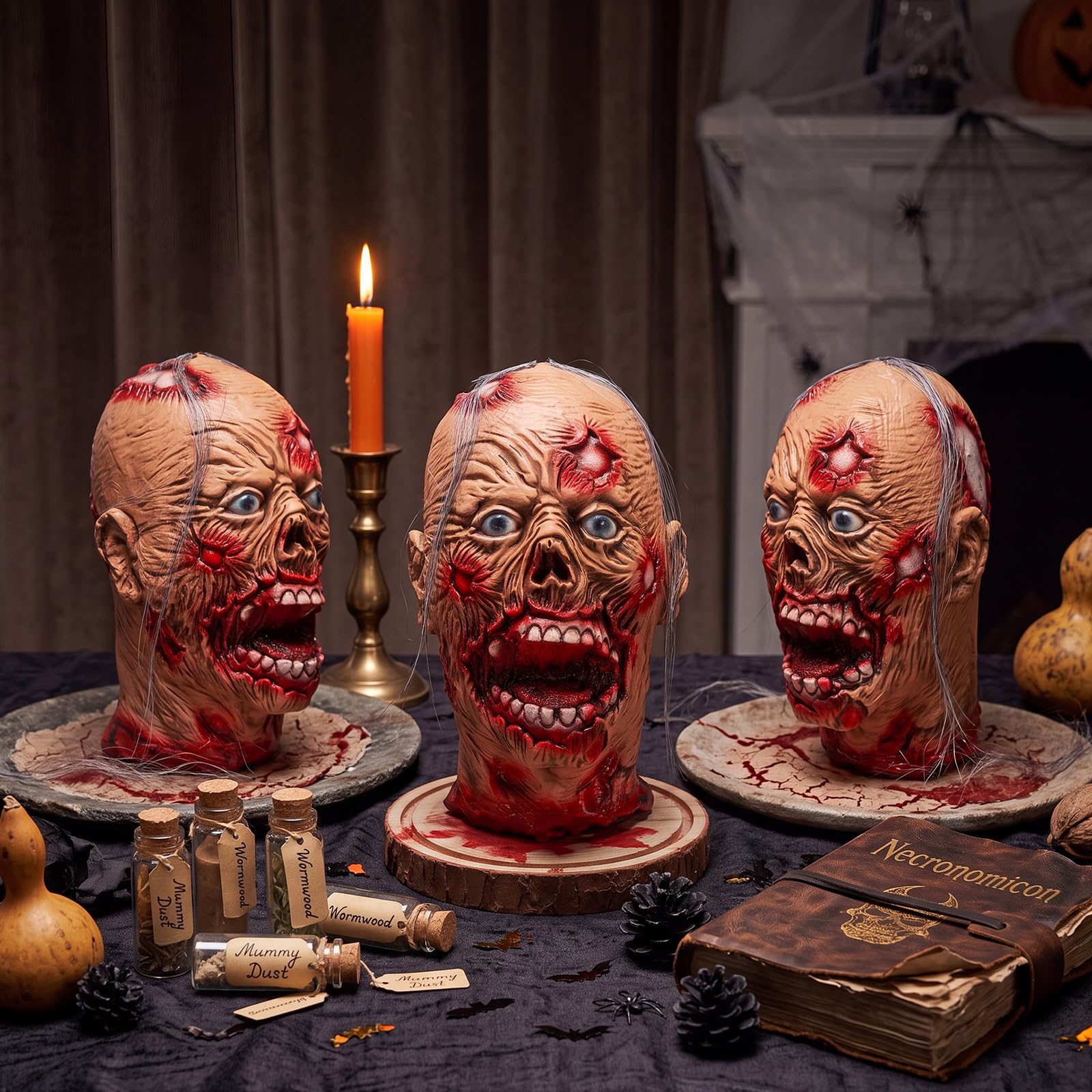 Beeveer severed zombie heads packed for shipping