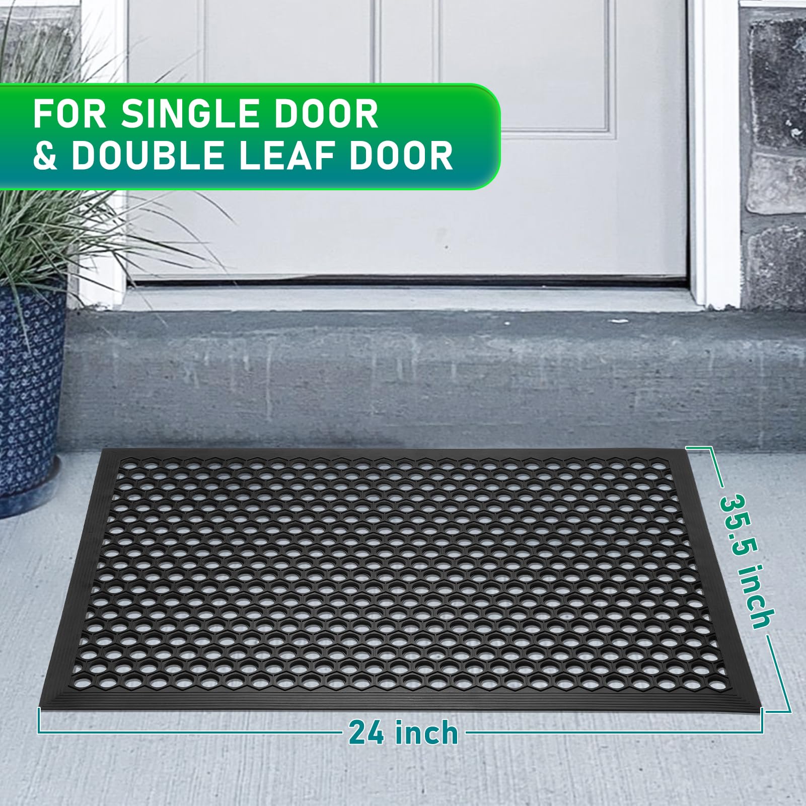 BEHERO Rubber Outdoor Mat packaging