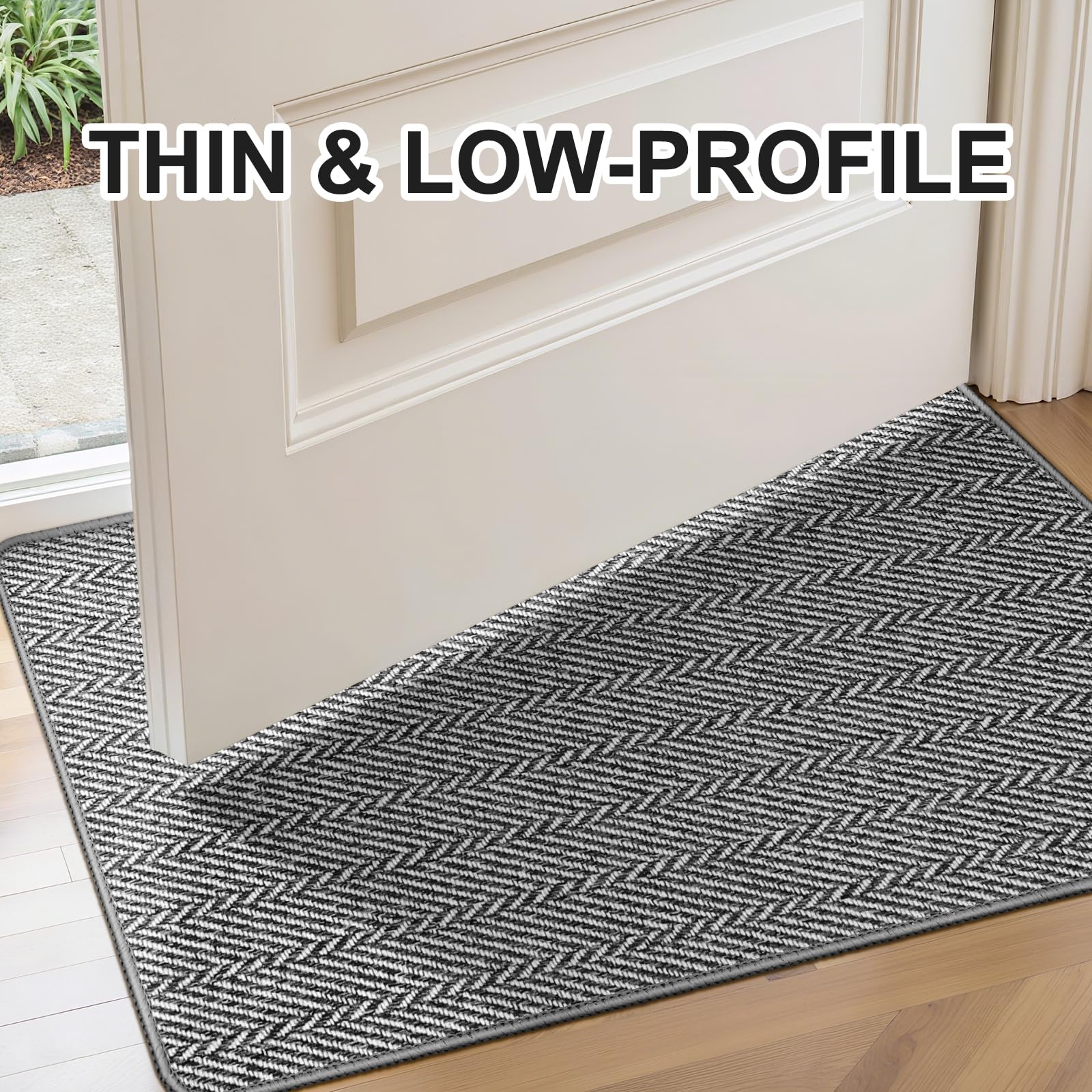 BEISIFLOOR 24x36 Indoor Door Mat in entryway setting