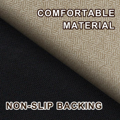 BEISIFLOOR Ultra Thin Door Mat 24x36 Khaki side view