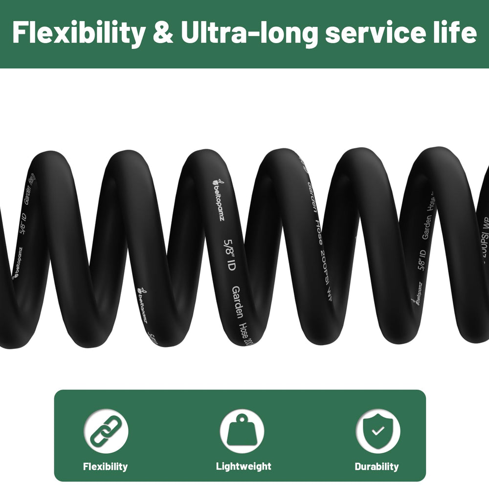 beitopamz garden hose coiled for compact storage