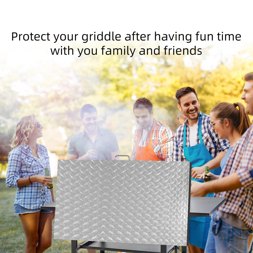 BELLATOR Griddle Cover with extra long stainless steel brackets