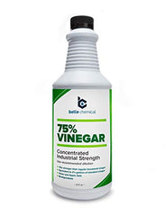 Belle Chemical 75% Pure Vinegar 32oz liquid bottle front view