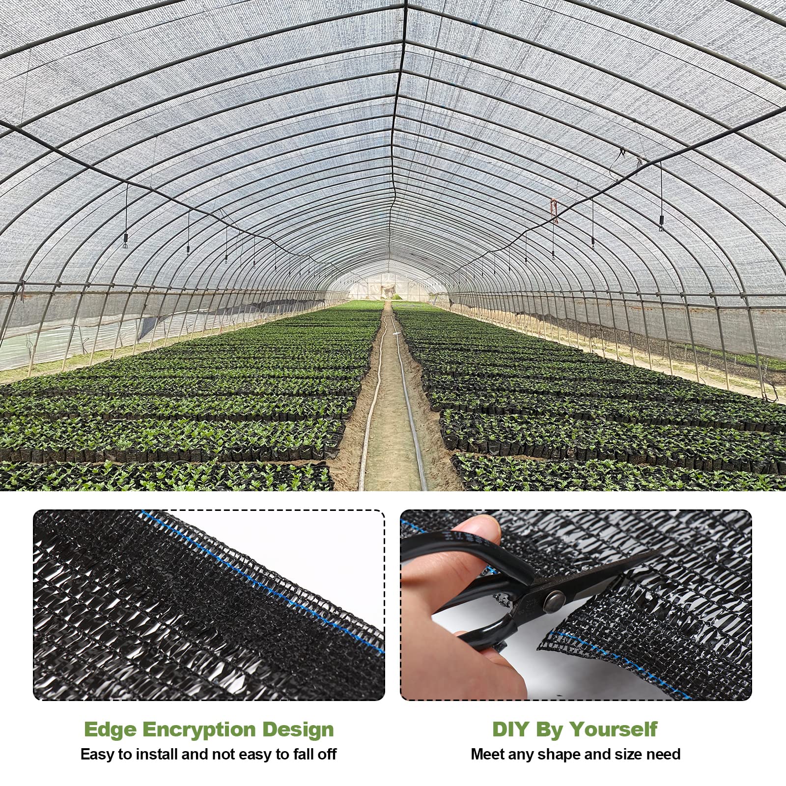 BELLEBILL shade cloth used over plants