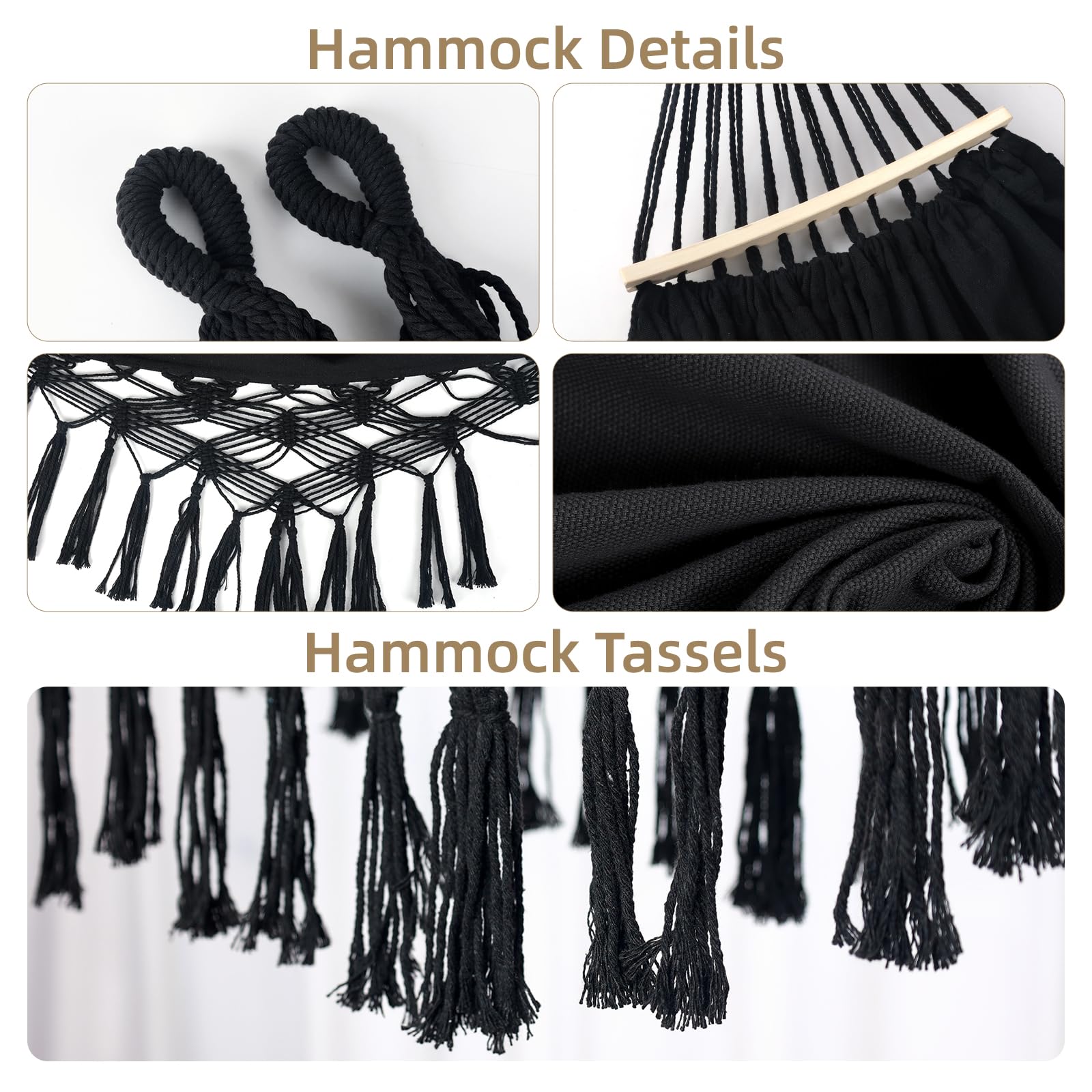 Bellzacasa Double Hammock packed in carry bag