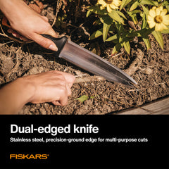 Belt clip feature of Fiskars Hori Hori Knife sheath