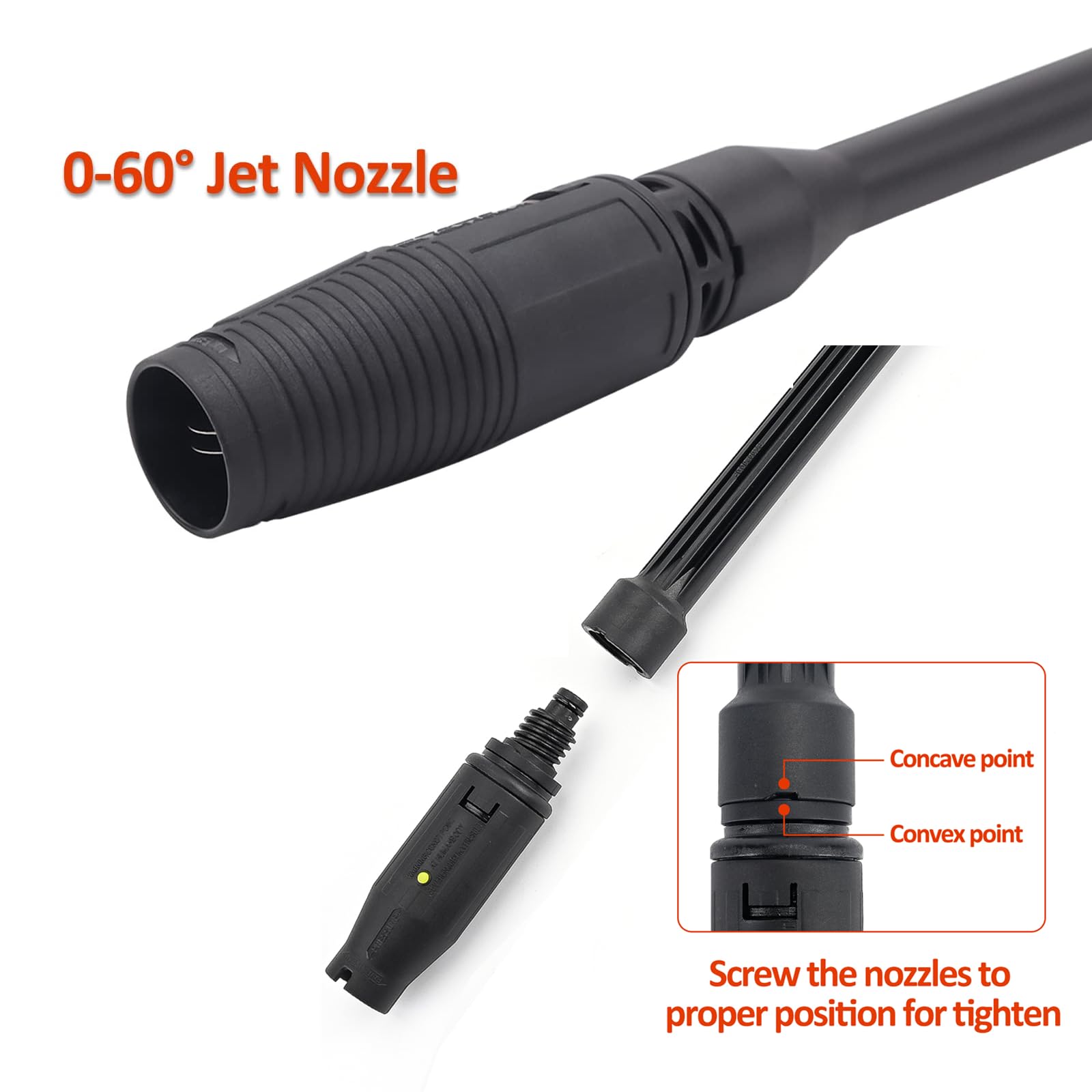Belt clip nozzle holder for easy access