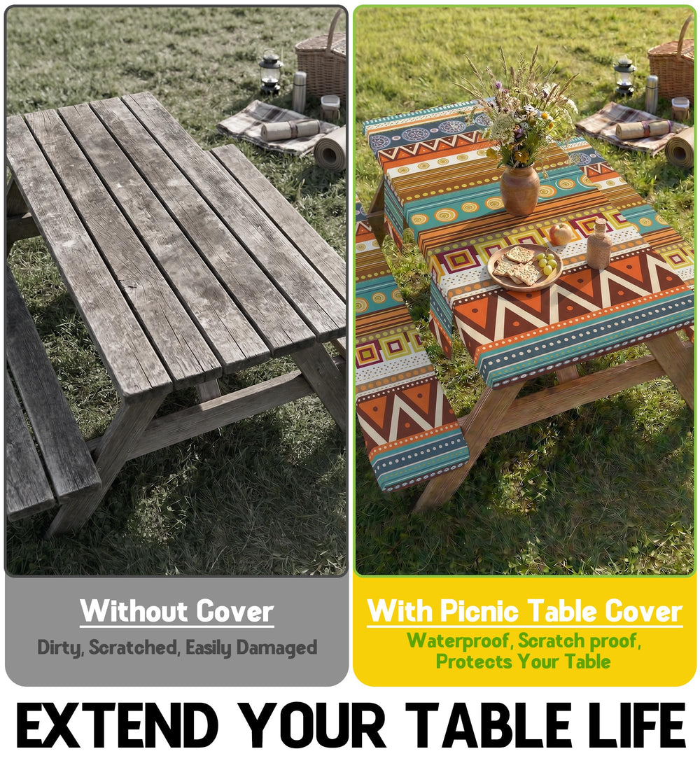 Bench covers from Wrakus Picnic Table Cover set