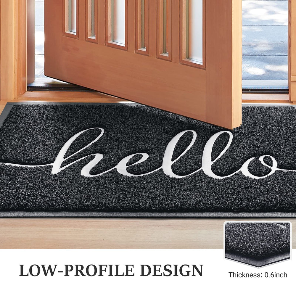 BeneathYourFeet Door Mat showing dirt trapping feature