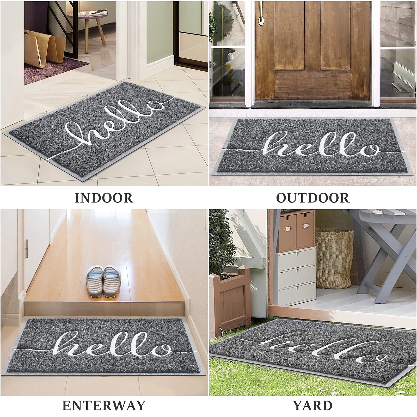 BeneathYourFeet Welcome Mat dimensions displayed