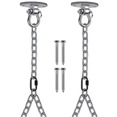 BeneLabel 105" porch swing chain with heavy-duty hooks