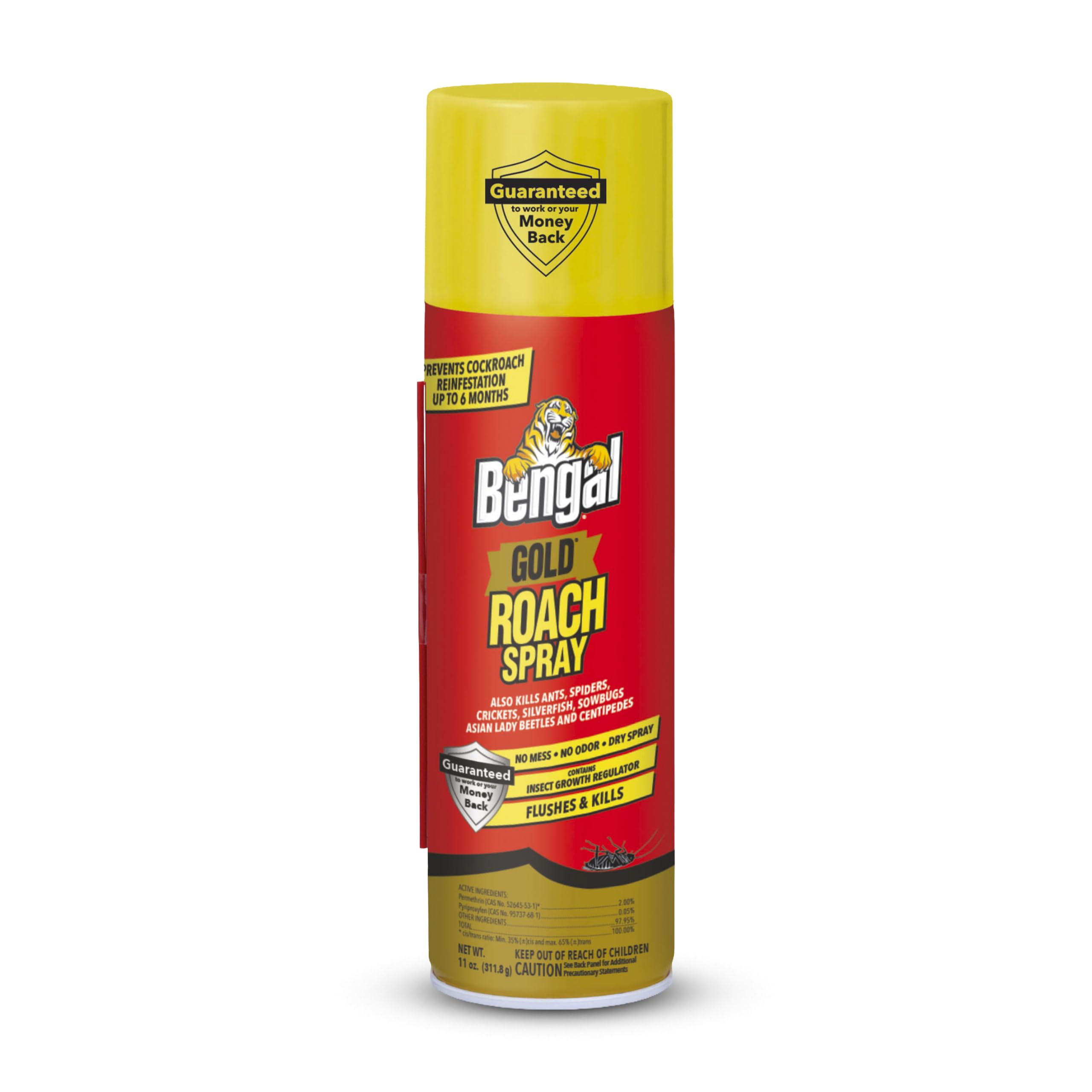 Bengal Gold Roach Spray 11 oz aerosol can front view