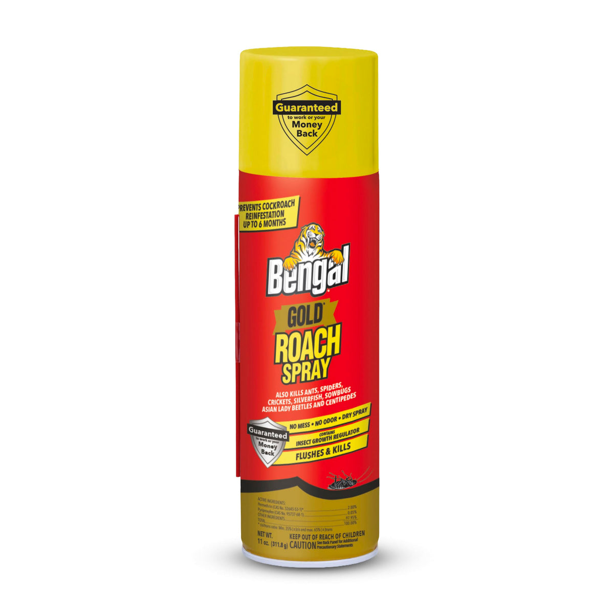 Bengal Gold Roach Spray 11 oz aerosol can front view