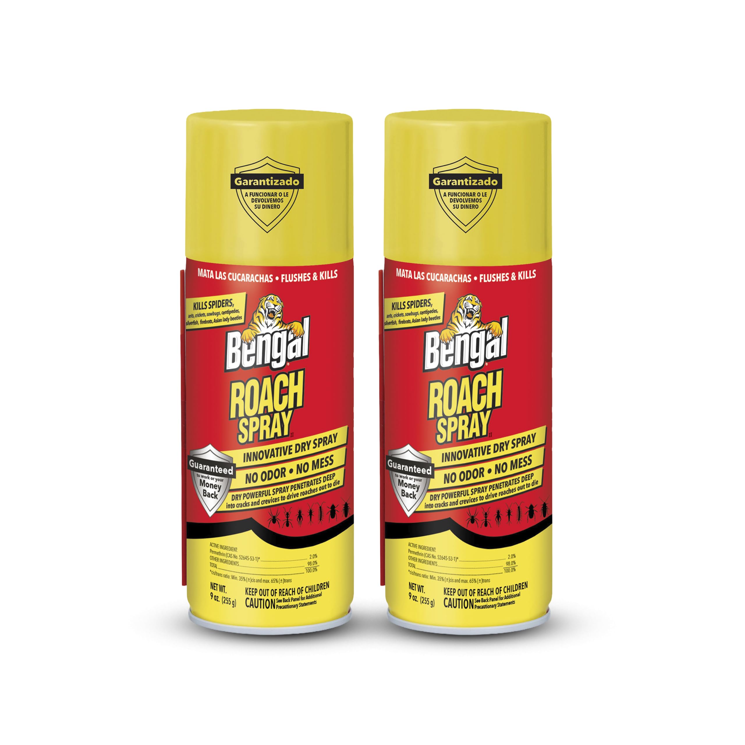 Bengal Roach Spray 9 oz can front view