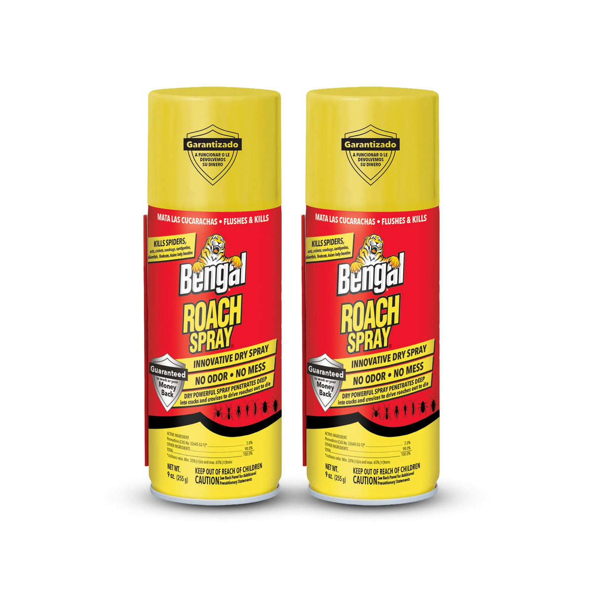 Bengal Roach Spray 9 oz can front view